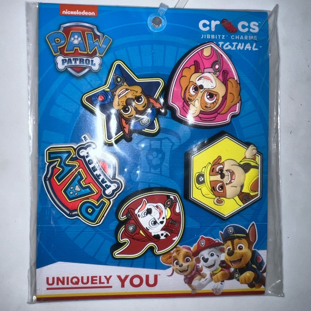Paw patrol crocs charms